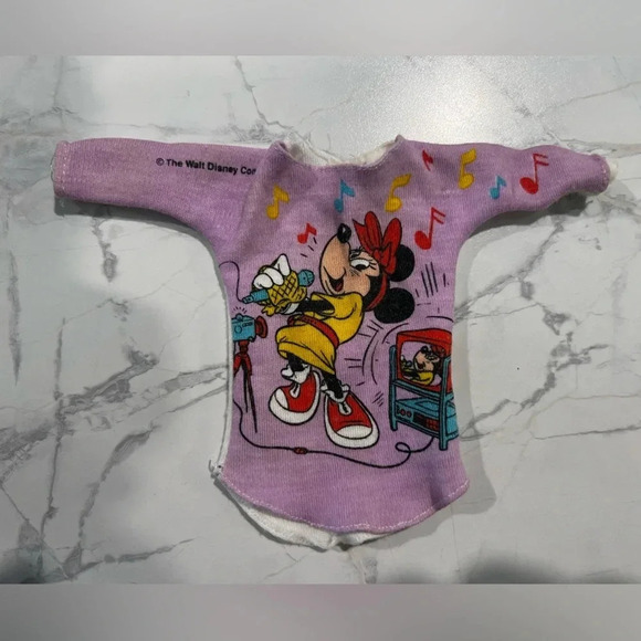 Disney  Minnie Mouse Barbie Doll Shirt Vintage Collectible - Picture 1 of 3